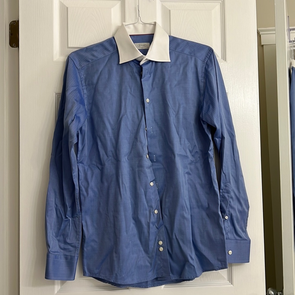Eton Slim Dress Shirt (15.5)
